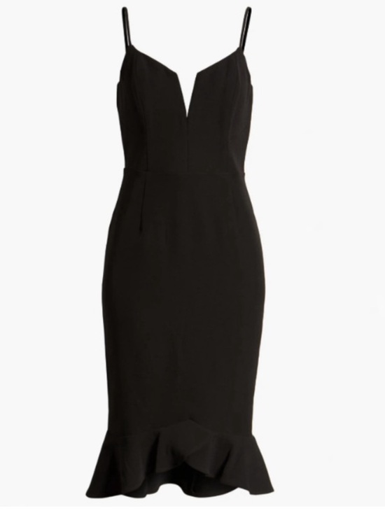 Bardot Dresses & Skirts - Bardot Kristen Peplum Flounce Dress Size 4